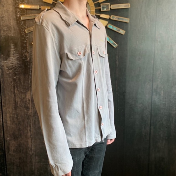 Designer long sleeve button up - Picture 2 of 6